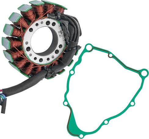 Caltric Stator and Gasket Compatible With Yamaha Bear Tracker 250 Yfm250 Yfm-250 2Wd 1999 2000 in Saudi Arabia