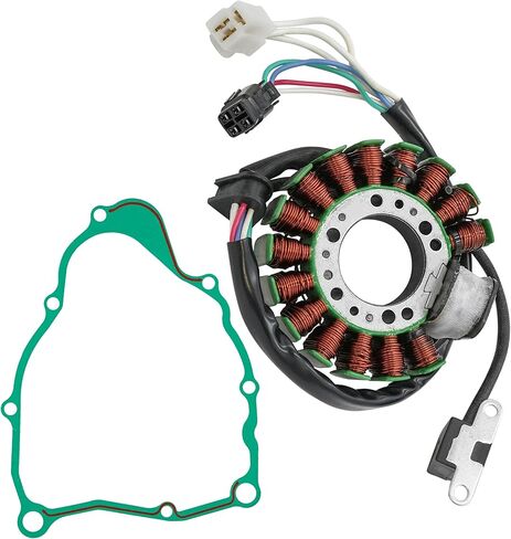 Caltric Stator and Gasket Compatible With Yamaha Bear Tracker 250 Yfm250 Yfm-250 2Wd 1999 2000 in Saudi Arabia