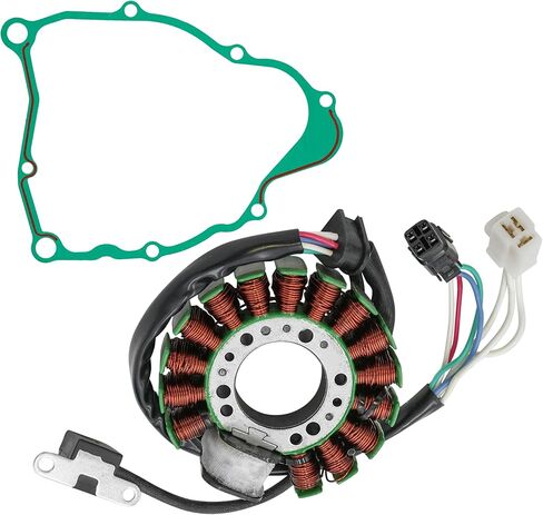 Caltric Stator and Gasket Compatible With Yamaha Bear Tracker 250 Yfm250 Yfm-250 2Wd 1999 2000 in Saudi Arabia