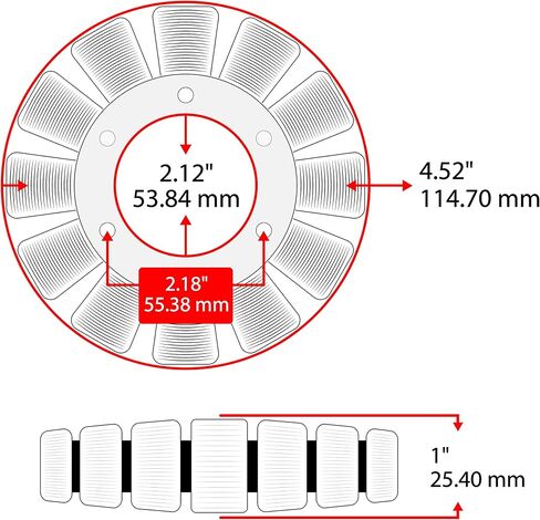 Caltric Stator and Gasket Compatible With Kawasaki Brute Force 750 4X4I Kvf750 2008-2011 in Saudi Arabia