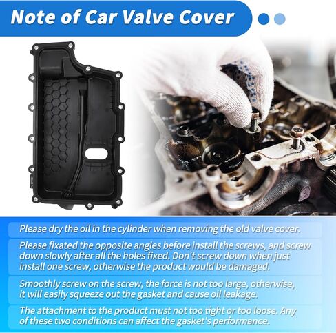 Engine Valve Cover for Ford Edge 2007-2019 for Ford Explorer 2011-2019 for Lincoln MKS MKT MKX MKZ Front Valve Rocker Cover with Gasket 8A8Z-7G004-A/8A8Z7G004A/9E9Z-7G004-A in Saudi Arabia