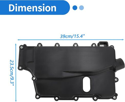 Engine Valve Cover for Ford Edge 2007-2019 for Ford Explorer 2011-2019 for Lincoln MKS MKT MKX MKZ Front Valve Rocker Cover with Gasket 8A8Z-7G004-A/8A8Z7G004A/9E9Z-7G004-A in Saudi Arabia