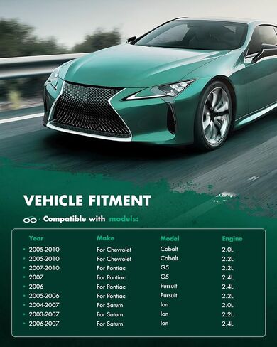 مكثف SCITOO A/C 4718 متوافق مع 2005 2006 2007 2008 2009 2010 لسيارة شيفروليه كوبالت 2007-2010 لسيارة Pontiac G5 2003 2004 2005 2006 2007 لسيارة Saturn Ion L4 2.2L in Saudi Arabia