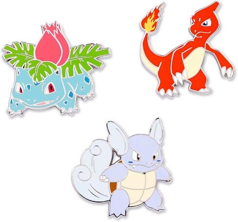 Pokémon Center: Ivysaur, Charmeleon & Wartortle Pokémon Pins (3-Pack) in Saudi Arabia