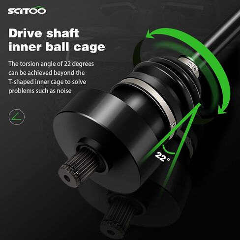 SCITOO CV Axle Shaft Assembly Front Left For 2009-2010 for Arctic 1000 2006-2011 for Arctic 400 2006-2009 2013 for Arctic 500 2009-2011 for Arctic 550 0502-813 in Saudi Arabia