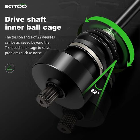 SCITOO CV AXLE SHAFT ASSEMBLY LEFT LEFT FOR 2009-2010 لـ ARCTIC 1000 2006-2011 لـ ARCTIC 400 2006-2009 2013 لـ ARCTIC 500 2009-2011 لـ ARCTIC 550 0502-813 in Kuwait