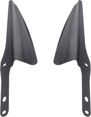 Front Fork Wind Deflectors Windshield for 1995-2024 HD Touring Street Glide Electra Glide Road King CVO FLHT FLHR FLHX (Gloss Black) in Kuwait