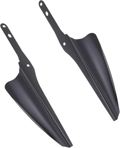 Front Fork Wind Deflectors Windshield for 1995-2024 HD Touring Street Glide Electra Glide Road King CVO FLHT FLHR FLHX (Gloss Black) in Kuwait