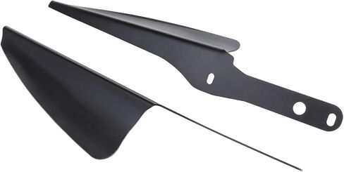 Front Fork Wind Deflectors Windshield for 1995-2024 HD Touring Street Glide Electra Glide Road King CVO FLHT FLHR FLHX (Gloss Black) in Kuwait