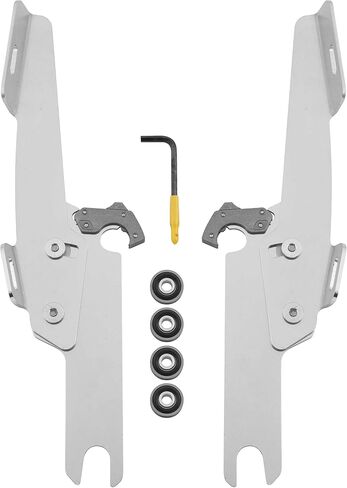 Memphis Shades Trigger-Lock Mount Kit for Fats/Slim Windshields and Batwing Fairing Polished MEK1913 in Saudi Arabia