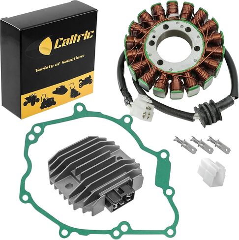 Caltric Stator & Regulator Rectifier with Gasket Compatible with Yamaha Yzf-R6 Yzf R6 2003 2004 2005 in Saudi Arabia