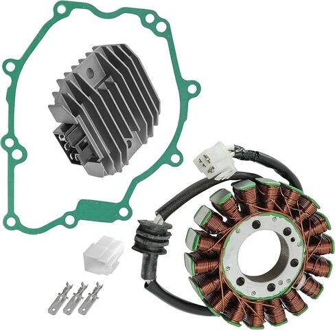 Caltric Stator & Regulator Rectifier with Gasket Compatible with Yamaha Yzf-R6 Yzf R6 2003 2004 2005 in Saudi Arabia
