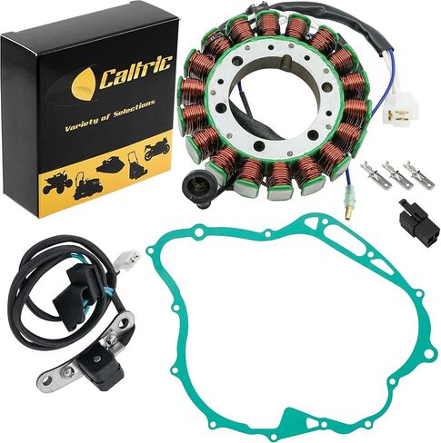 Caltric Stator & Pickup Coil & Gasket Compatible with Yamaha Xv750 Virago 750 1991-1997 in Saudi Arabia
