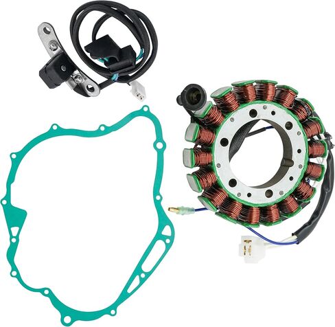 Caltric Stator & Pickup Coil & Gasket Compatible with Yamaha Xv750 Virago 750 1991-1997 in Saudi Arabia