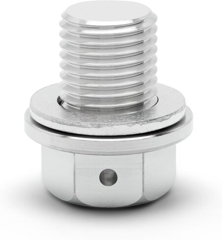Votex - Oil Drain Plug fits Yamaha YFM660R Raptor (2001-2005) - Made in USA - Stainless Steel - Part Number 90340-14132-00 in Saudi Arabia