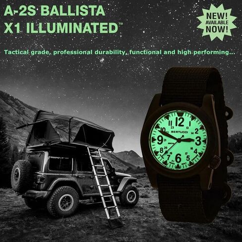 BERTUCCI A-2S Ballista X1 Illuminated Watch - X1 Super Luminous Dial in Saudi Arabia