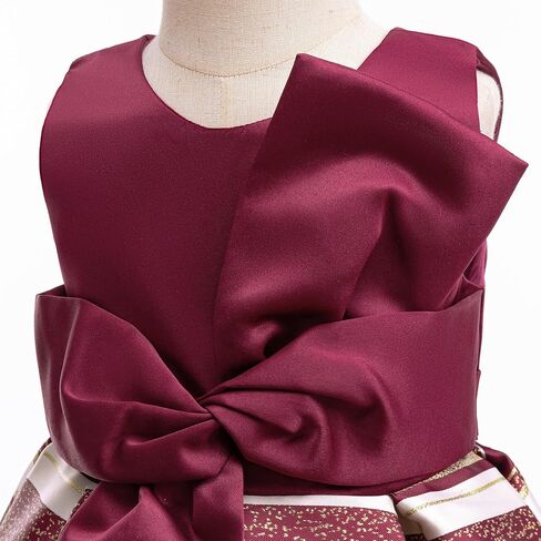 CMMCHAAH 2-9T Flower Girls Dresses Toddler Striped Dress in Kuwait