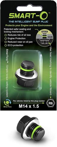 R6 Oil Drain Plug M14x1.5mm – Fits Acura, Honda, Hyundai, Daewoo and Many More. Engine Oil Pan Protection Plug with Anti-Leak & Anti-Vibration Function Re-usable and Eco-Friendly. in Saudi Arabia
