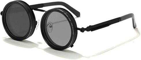 willochra 1-9 Adjustable Sunglasses Moonglass-Nd Filter Lenses Adjustable Tint Rounded Polarized Eyewear for Men in Kuwait