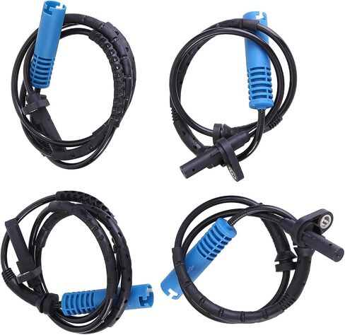 Set of 4 ABS Wheel Speed Sensors for BMW with 2006-2013 E90, E91 325xi, 328xi, 335i - Part Numbers 34526764859 and 34526764858, Ensures Optimal ABS Functionality for 2006-2013 Models in Saudi Arabia