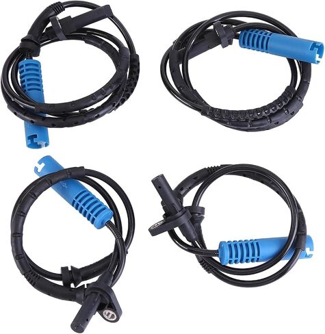 Set of 4 ABS Wheel Speed Sensors for BMW with 2006-2013 E90, E91 325xi, 328xi, 335i - Part Numbers 34526764859 and 34526764858, Ensures Optimal ABS Functionality for 2006-2013 Models in Saudi Arabia