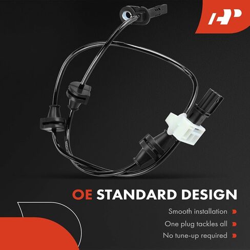 A-Premium 2PC Set Rear ABS Wheel Speed Sensors Compatible with Honda, Acura Models - Pilot 2016-2022, MDX 2014-2016, Ridgeline 2017-2024, Passport 2019-2024, AWD - Rear Driver and Passenger Side in Saudi Arabia