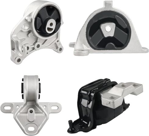 JDMON 4Pcs Engine Motor & Transmission Mount Kit Replacement for Chrysler Town & Country 3.3L , 3.8L Dodge Caravan, Grand Caravan 2001-2007 Compatible with A2925, A2926, A2927, A2928 in Saudi Arabia