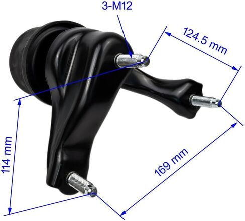 Front Rear Right Engine Motor Transmission Mount Set 4pcs Compatible with Toyota Highlander 2.4L 2WD 2001 2002 2003 Replace A7299 A4212 A4210 A4207 in Saudi Arabia