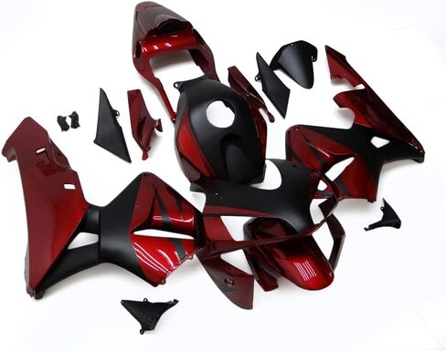طقم جسم Fairings لـ Honda CBR600RR 2003 2004 CBR 600RR 03 04 F5 ABS Plastic Fairing Kit Injection Processwork Podywork Podyframe Red Black 3 in Kuwait