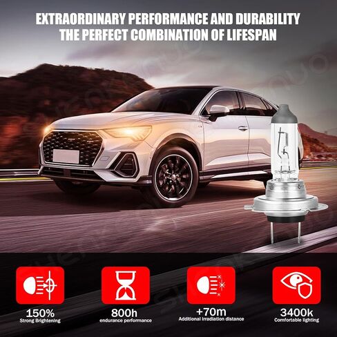 OQSNCV Fit for Hyundai Sonata 2011 2012 2013 2014 Halogen Headlight Bulbs, H7 High Beam + H7 Low Beam+ H8/H9/H11 Fog Headlamp Replacement Bulbs Kit, Pack of 6 in Saudi Arabia