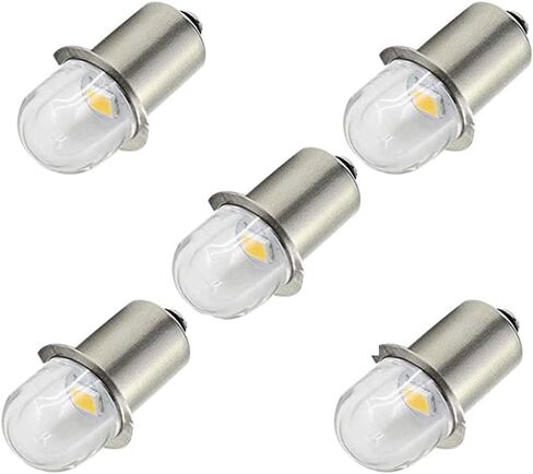 5Pcs Upgrade LED Torches P13.5S Socket Warm White LED Bulbs 3V 4.5V 6V Replacement for Headlight Flashlights Flashlights Non-polar Light Bulbs(6V) in Saudi Arabia