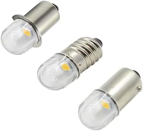 5Pcs Upgrade LED Torches P13.5S Socket Warm White LED Bulbs 3V 4.5V 6V Replacement for Headlight Flashlights Flashlights Non-polar Light Bulbs(6V) in Saudi Arabia