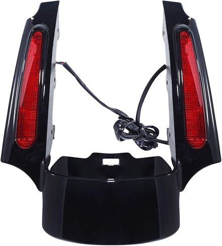 XFMT Fender Fender Extension Kit With Brake/Running/Turn LED LID لـ Harley Touring Road King Electra Street Glide 2009-2013 (Smoke Lens) in Saudi Arabia