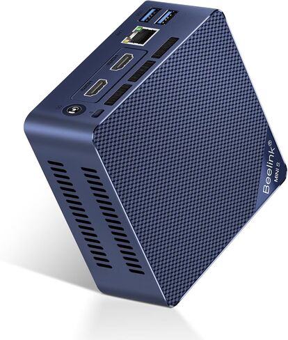 كمبيوتر صغير Beelink SEi12 Pro، معالج Intel Core i5 1240P من الجيل الثاني عشر، كمبيوتر صغير مع ذاكرة وصول عشوائي 16 جيجابايت/500 جيجابايت M.2 2280 NVMe SSD، يدعم 4K FPS/WiFi 6/BT5.2/Dual HDMI+Type-C/تشغيل تلقائي in Kuwait