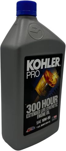 ثلاثة حزمة متوافقة مع Kohler Pro SAE 10W-50 Lifed Life Oil Entary Olt 25 357 72-S يحتوي على ثلاثة كوارت ومسار قمع in Kuwait