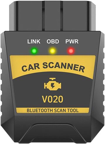 OBD2 Scanner Reader, Car Code Reader Connect to Phone, Bluetooth Wireless Auto Diagnostic Scan Tool, OBD2 Scanner for Reset/Clear Car Engine Error Code, Fits iPhone & Android in Saudi Arabia