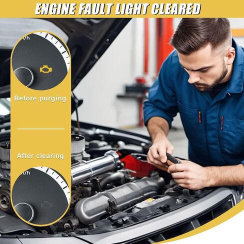 OBD2 Scanner Reader, Car Code Reader Connect to Phone, Bluetooth Wireless Auto Diagnostic Scan Tool, OBD2 Scanner for Reset/Clear Car Engine Error Code, Fits iPhone & Android in Saudi Arabia