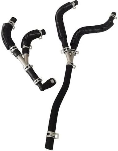 Heater Hose Set - Compatible with 2011-2016 Chrysler Town and Country 3.6L V6 (with Auxiliary Heater) in Saudi Arabia