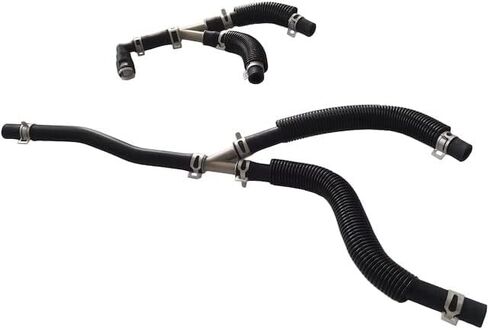 Heater Hose Set - Compatible with 2011-2016 Chrysler Town and Country 3.6L V6 (with Auxiliary Heater) in Saudi Arabia
