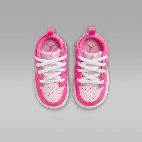 Jordan 1 Low Alt Baby/Toddler Shoes (DR9747-661 ، Pink Foam/Summit White/Hyper Pink) in Saudi Arabia