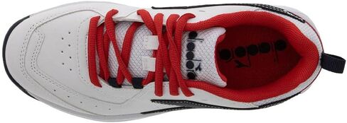 Diadora Junior's S.Challenge 5 SL Tennis Shoes White and Blue Corsair in Saudi Arabia