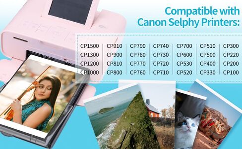 3 Pack KP108IN Ink Cartridges Compatible for Canon Selphy KP-108IN KP-36IN Color Ink Cassette 4x6 Inch, 100 x 148mm Compatible for Selphy CP1500 CP1300 CP1200 Photo Printers (Without Paper) in Kuwait