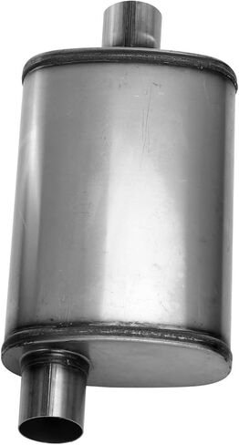 Nobrandname SA1226 كاتم الصوت - تحية قنبلة الكرز جسم بيضاوي عكس - H4 "X W9" X L14 "20" OAL 2-1/2 "O/C كاتم الصوت in Saudi Arabia