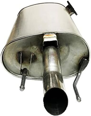 Northeastern Exhaust | Stainless Steel Resonator, Muffler Exhaust System Kit Compatible for Toyota Camry 2004-2006 3.3L | Free Gaskets and Clamp Included | Automotive Replacement Part in Saudi Arabia