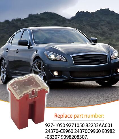 2 pcs 50 amp fuse fits for nissan/infiniti toyota subaru altima m37 m56 Q70 etc.fl 50a es-type-p ، replist 927-1050 9271050 82233073071073071070707070-C9960 24370C960 90982-08307 in Saudi Arabia