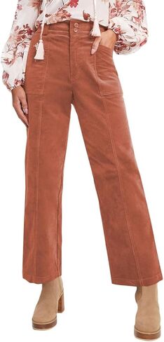 Acelitt Womens Casual Winter Straight Leg Elastic Waist Corduroy Pants with Pockets, S-XXL in Saudi Arabia