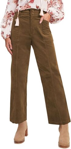 Acelitt Womens Casual Winter Straight Leg Elastic Waist Corduroy Pants with Pockets, S-XXL in Saudi Arabia