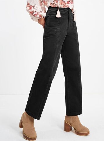 Acelitt Womens Casual Winter Straight Leg Elastic Waist Corduroy Pants with Pockets, S-XXL in Saudi Arabia