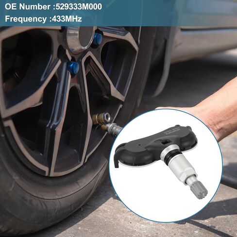 Tire Pressure Sensor for Kia Rio 2012-2017 433MHz No.529333M000 Tire Pressure Monitoring Sensor 4 Pc in Saudi Arabia