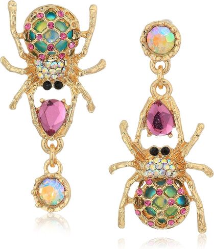 Betsey Johnson Spider Non-Matching Drop Earrings in Saudi Arabia